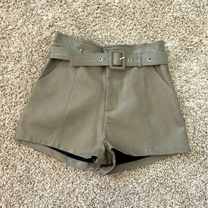 Leather Shorts